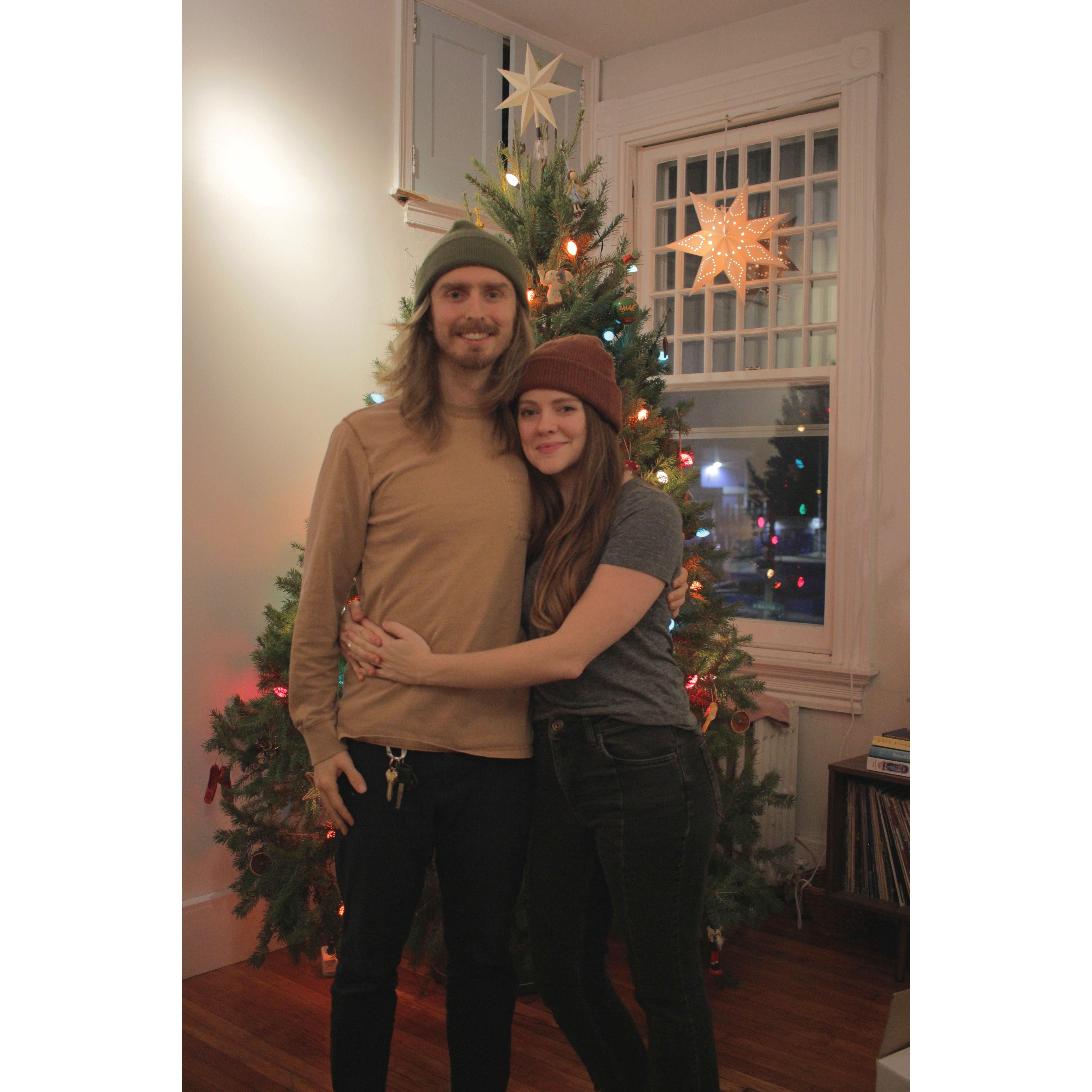 Our first Christmas on Wayne Ave.