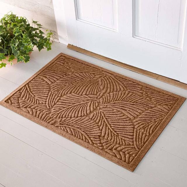 2'x5' Waterhog Fern Doormat - Charcoal