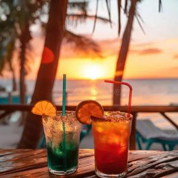 Sunset Drinks on the Beach For 2
