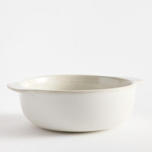 Mason Stoneware Handled Soup Bowls, Set of 4, Ivory