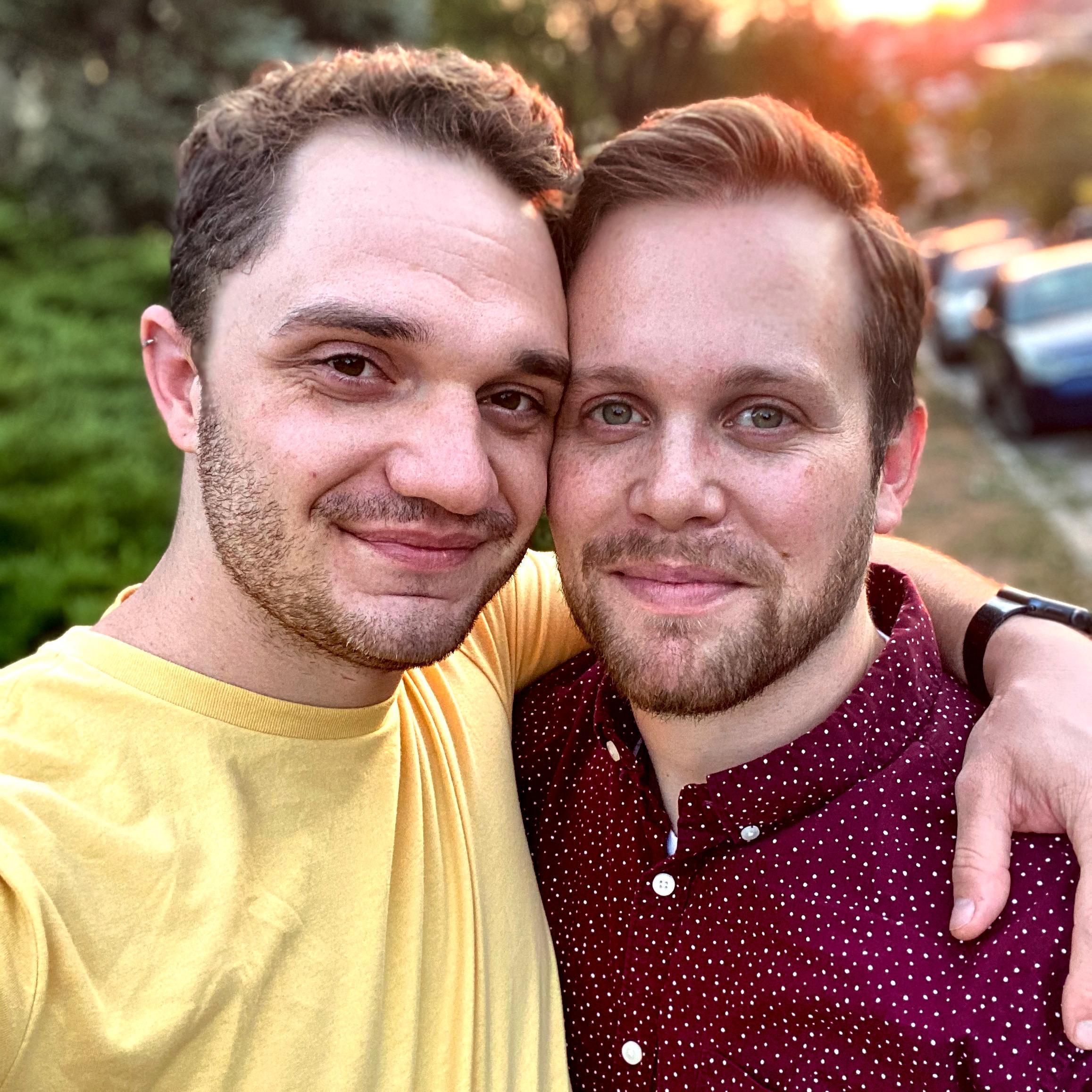 Taken outside our current apartment building while we were apartment hunting