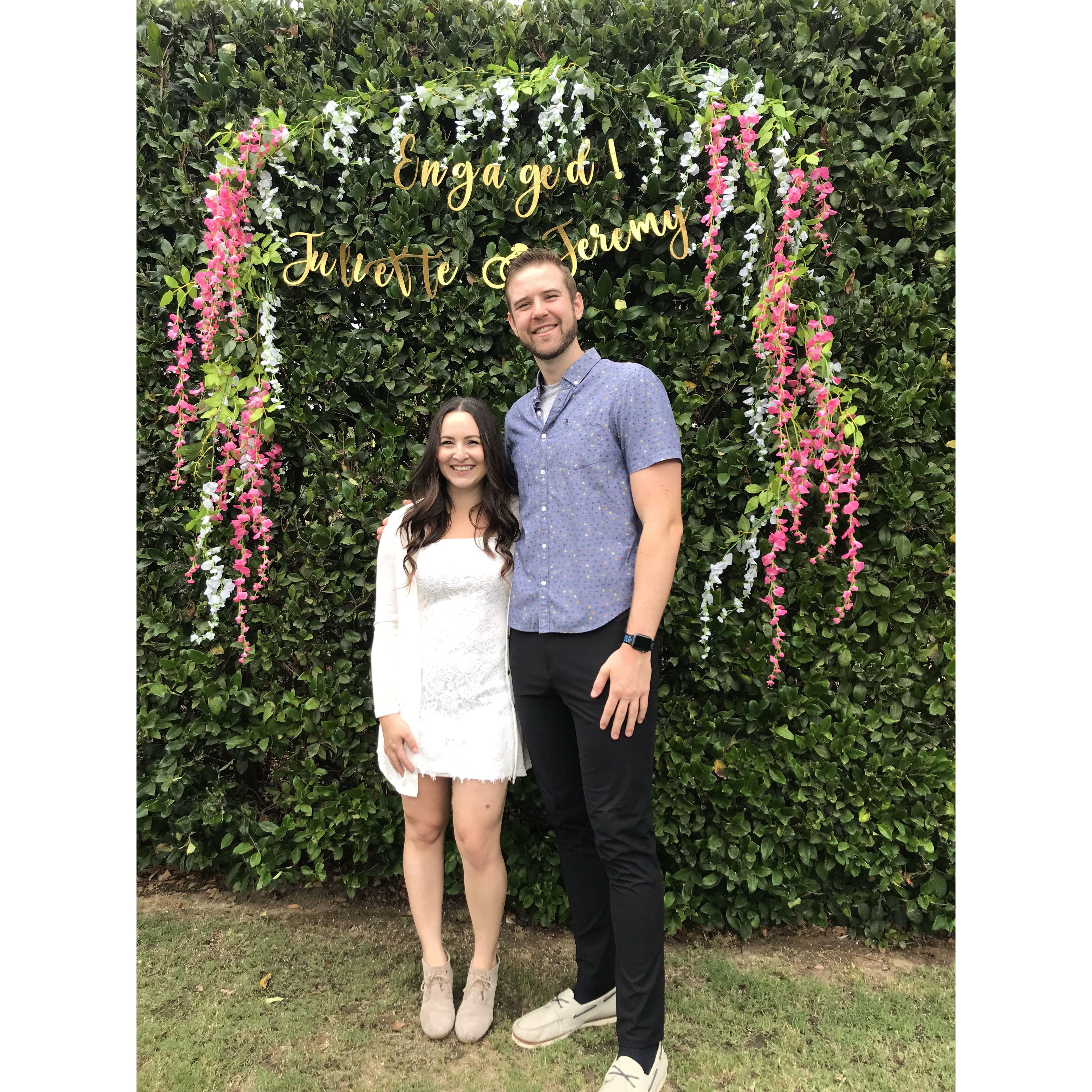 Our engagement party! (October 2022)