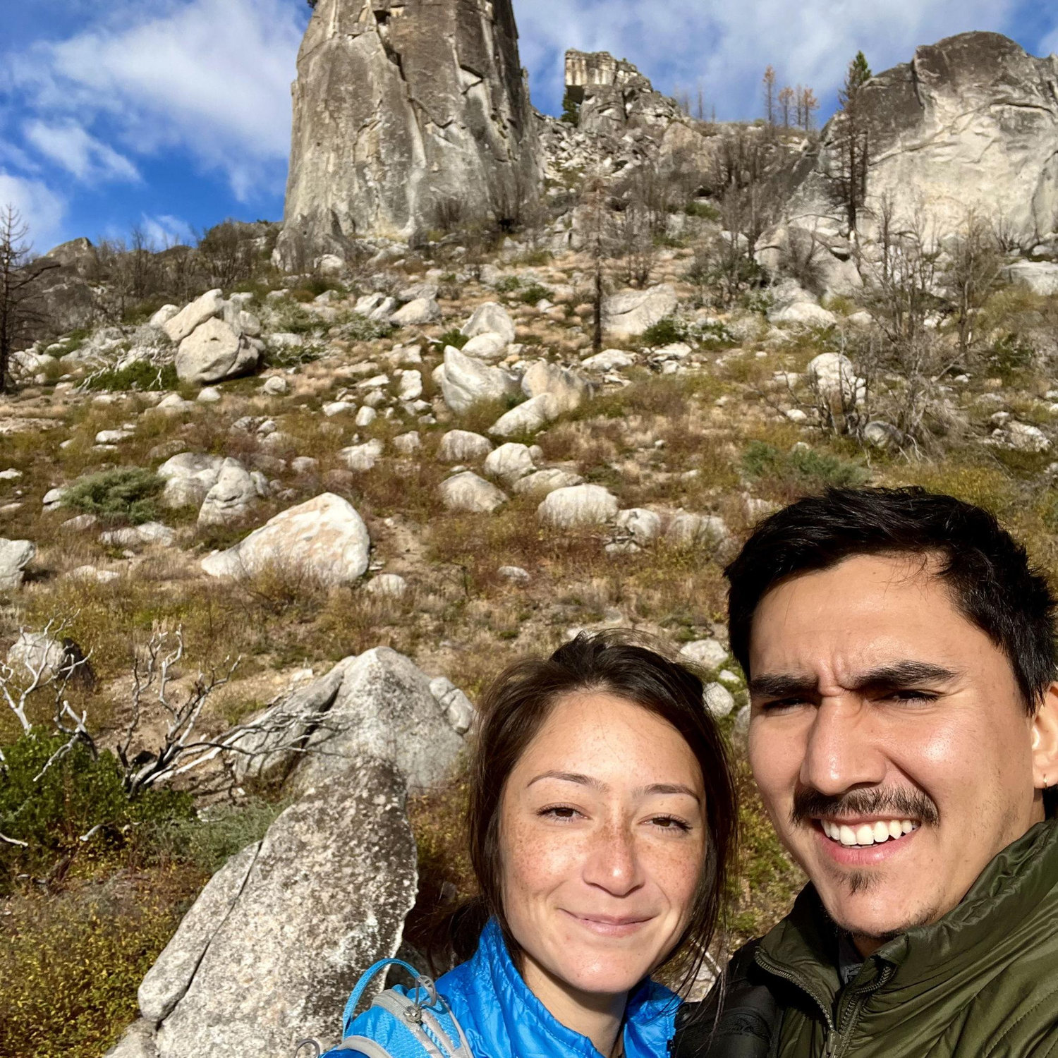 J&J visit the spires.