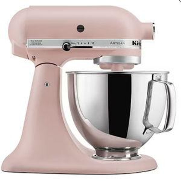 Artisan® Series 5 Quart Tilt-Head Stand Mixer - Feather Pink | KitchenAid US