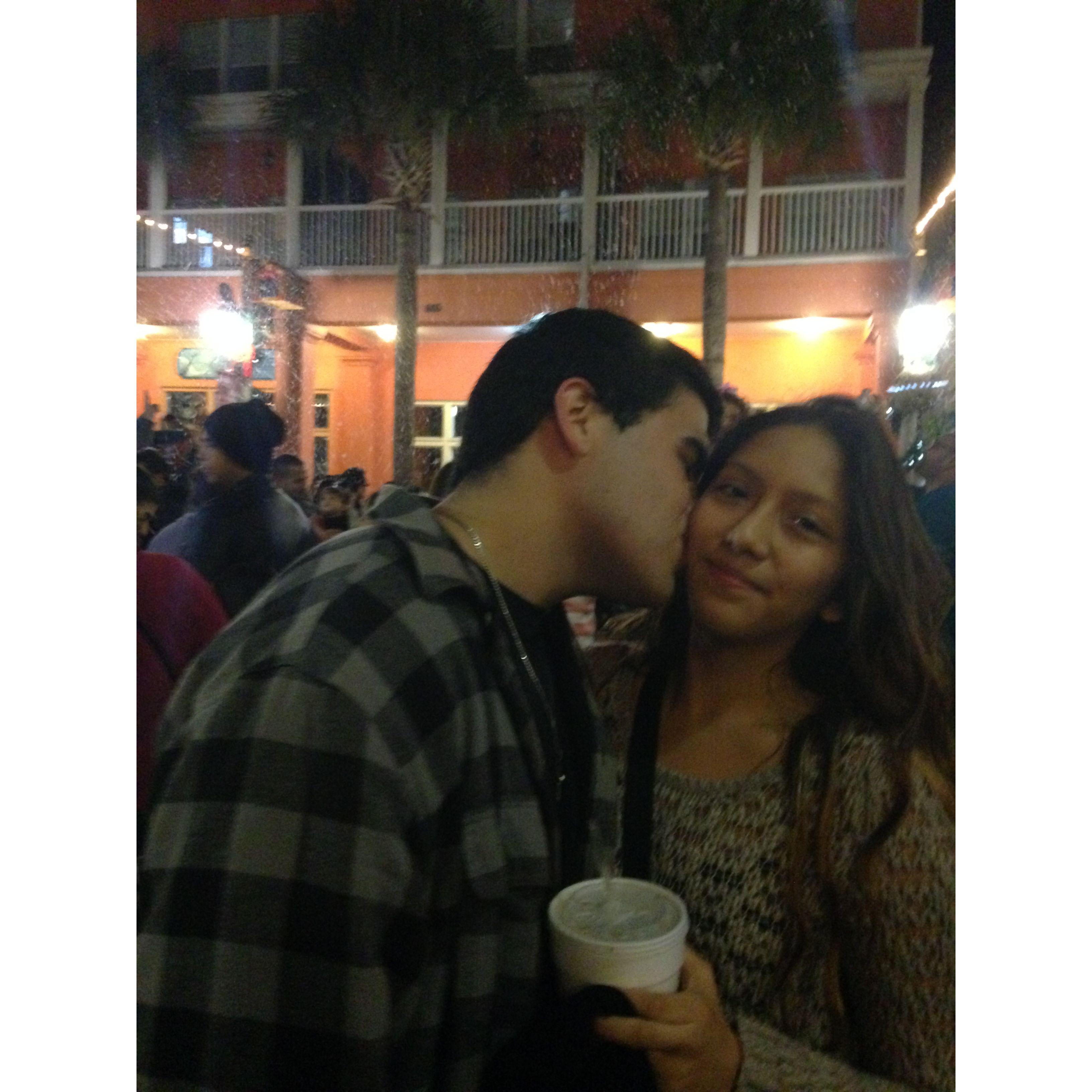 seeing "snow" in celebration