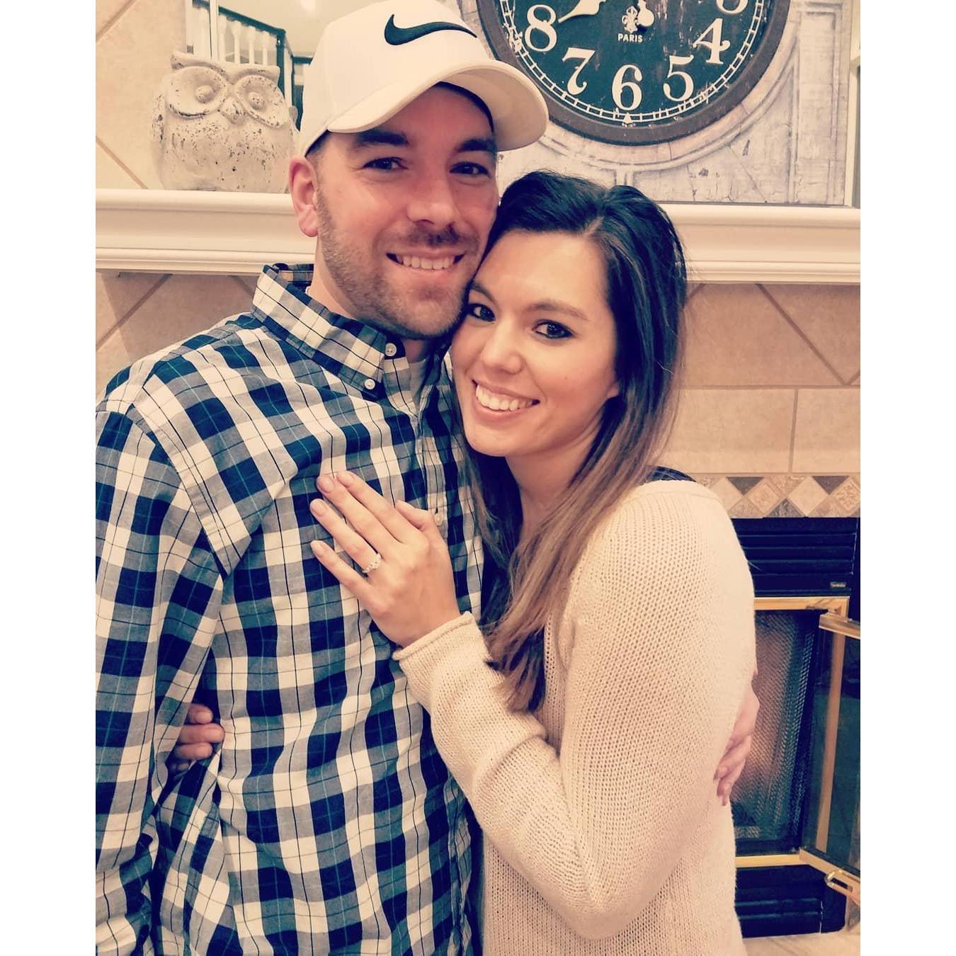 He proposed! Feb 17th, 2019