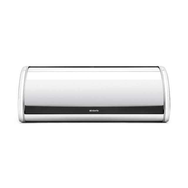 Roll Top Bread Box, Brilliant Steel