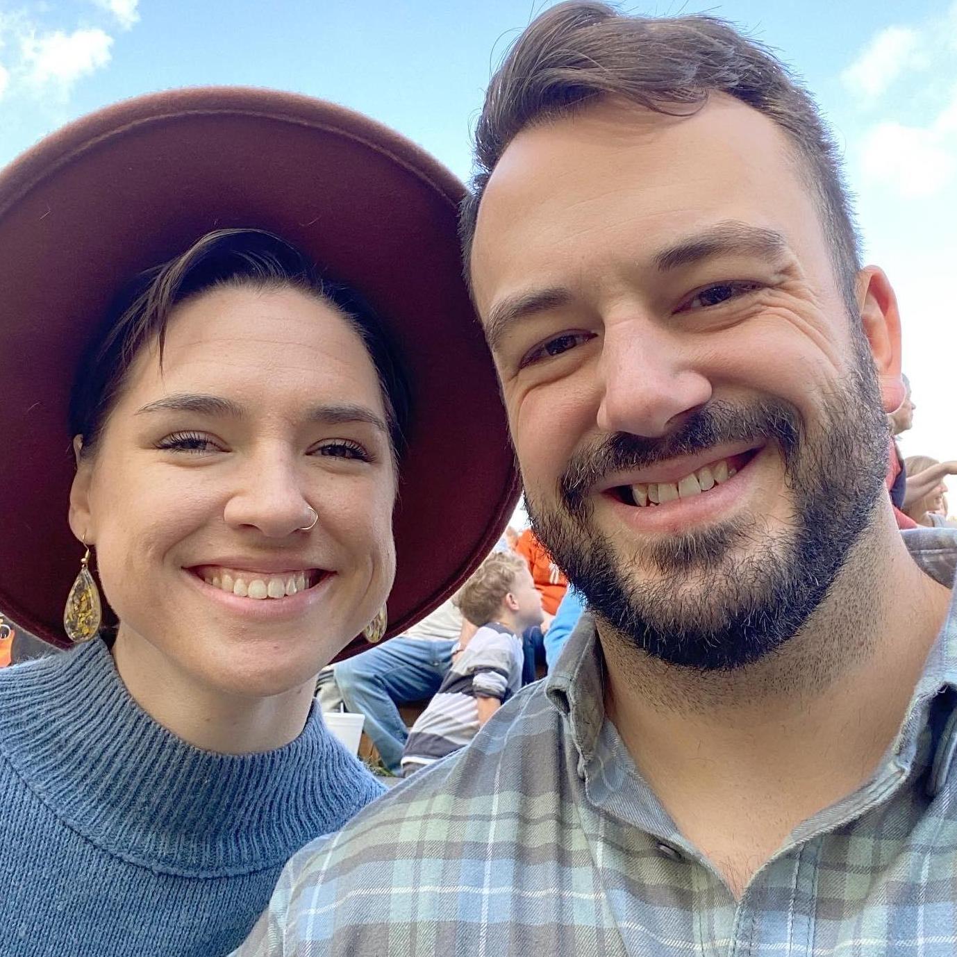 Her hat was big. Our smiles were bigger.