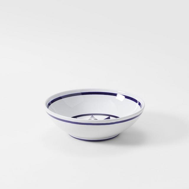 Sol LeWitt Blue on White Serving Bowl