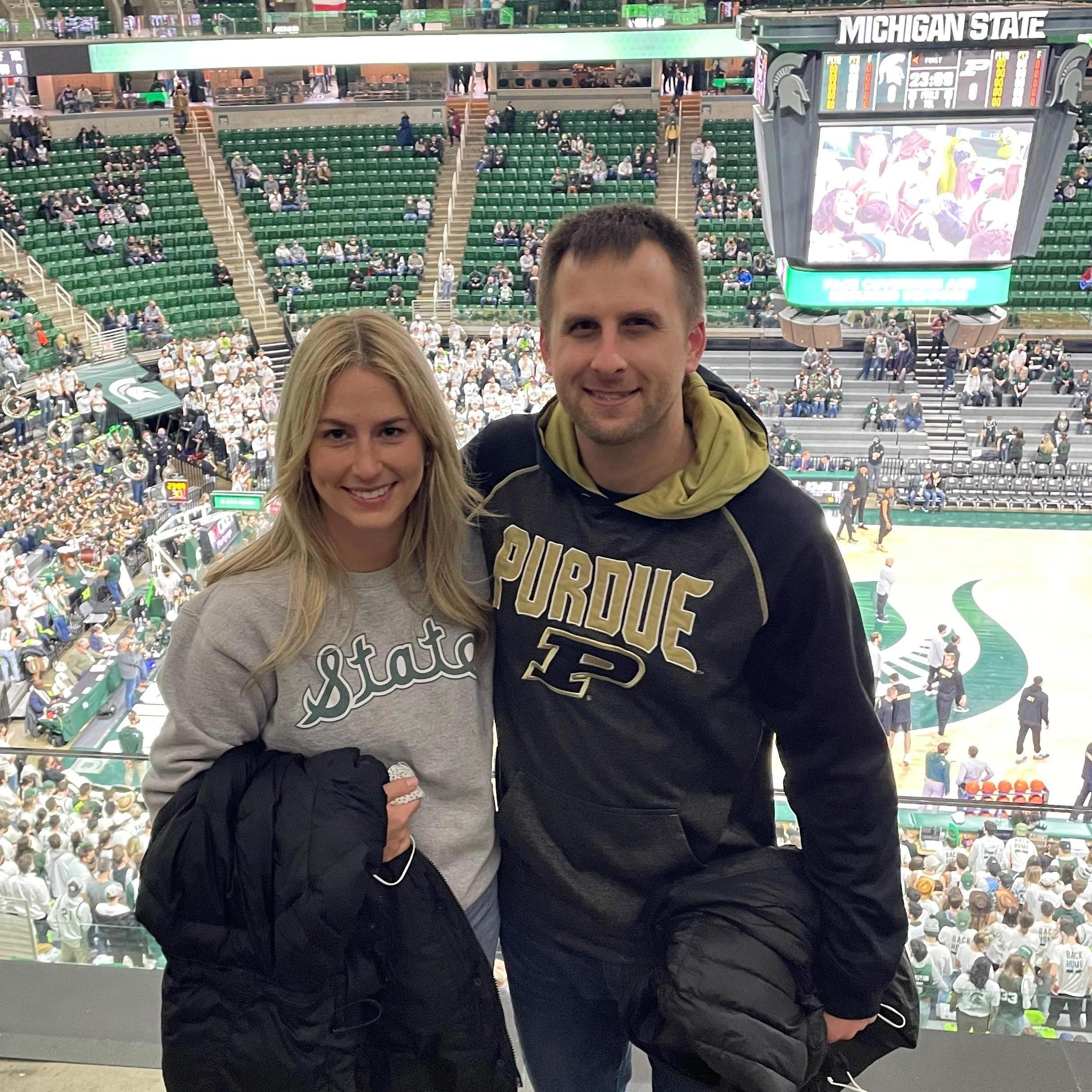 MSU Purdue Basketball Game 2022