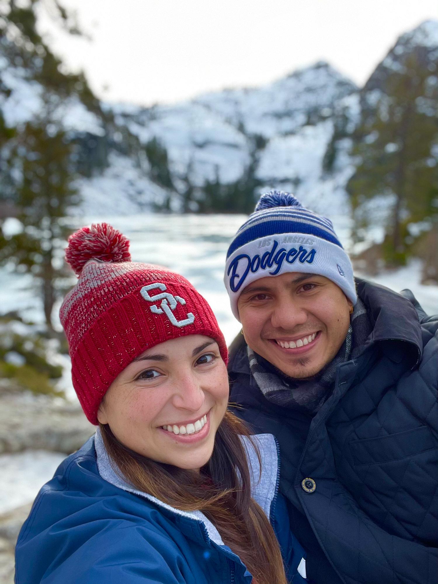 Hiking to Eagle Lake in Lake Tahoe 1/13/2021