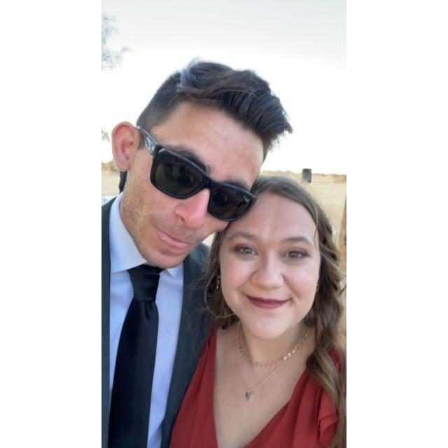 In Buttercup for Raigan and Isaac's wedding