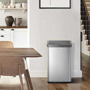EKO Mirage X 80 Liter / 21.1 Gallons Motion Sensor Trash Can, Automatic Large Kitchen Trash Can Touchless, Stainless Steel