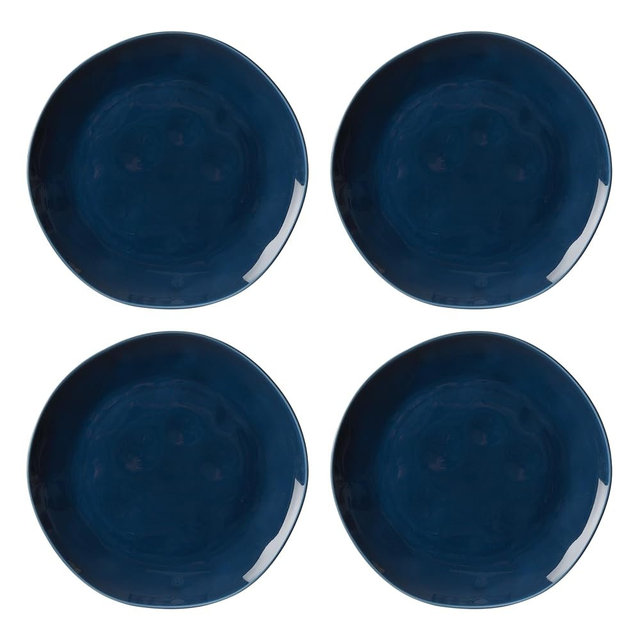 Lenox, Blue Bay Colors 4Pc Dinner Plates, 6.85 LB