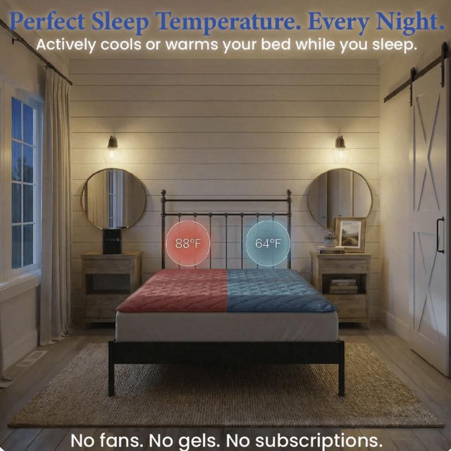 Good Sleep Cooling Heating Climate Control Mattress Topper