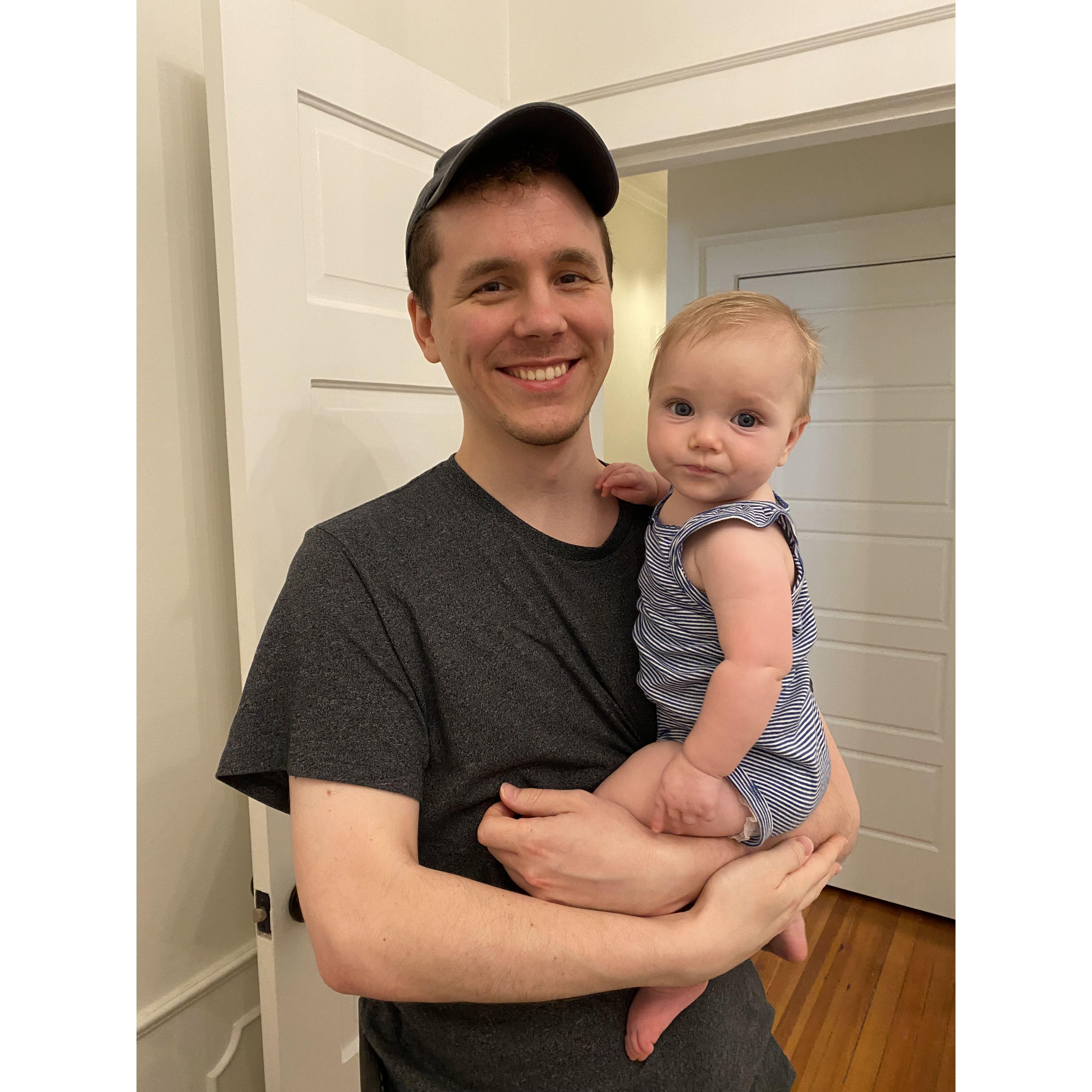 John with Lizzie's niece, Lucy.