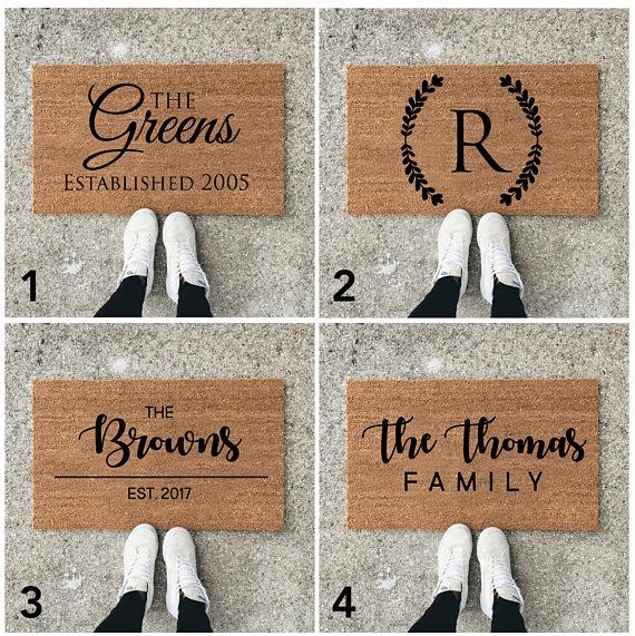 Custom Welcome Mat - Personalize Door Mat - Custom Doormat - Customized Doormat - Housewarming Gift
