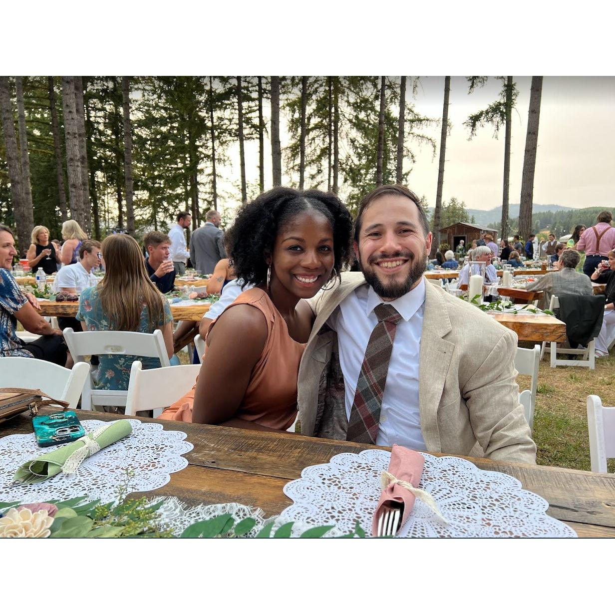 At Stuart and Hannah Eagon's wedding!