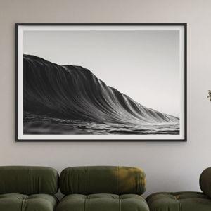 Dark Matter Wave Framed Photograph
