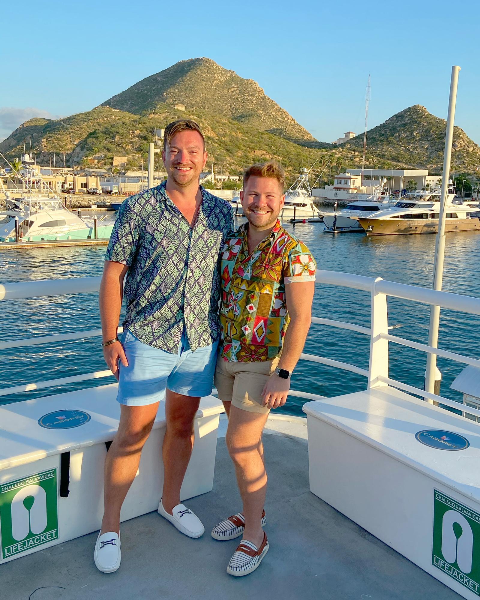 Touring the Arches at sunset in Cabo San Lucas.