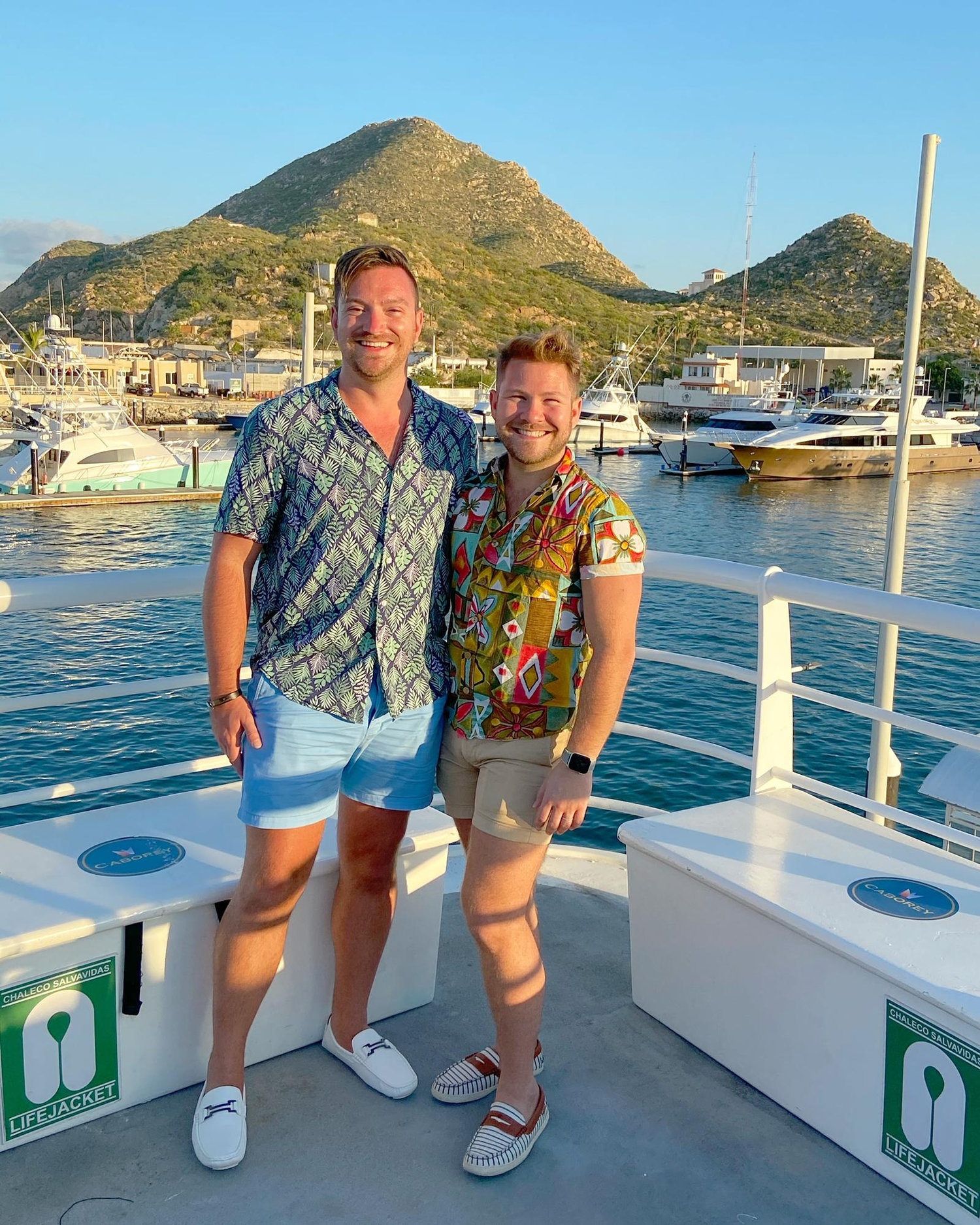 Touring the Arches at sunset in Cabo San Lucas.
