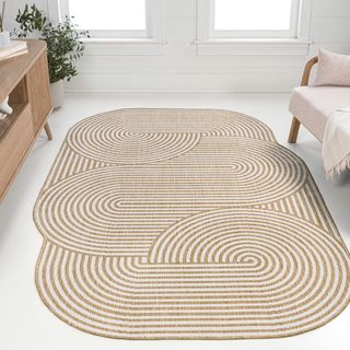Margot Modern Arch Stripe Indoor/Outdoor Area Rug