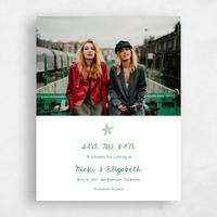 Green Wedding Save the Date - Tenger Photo