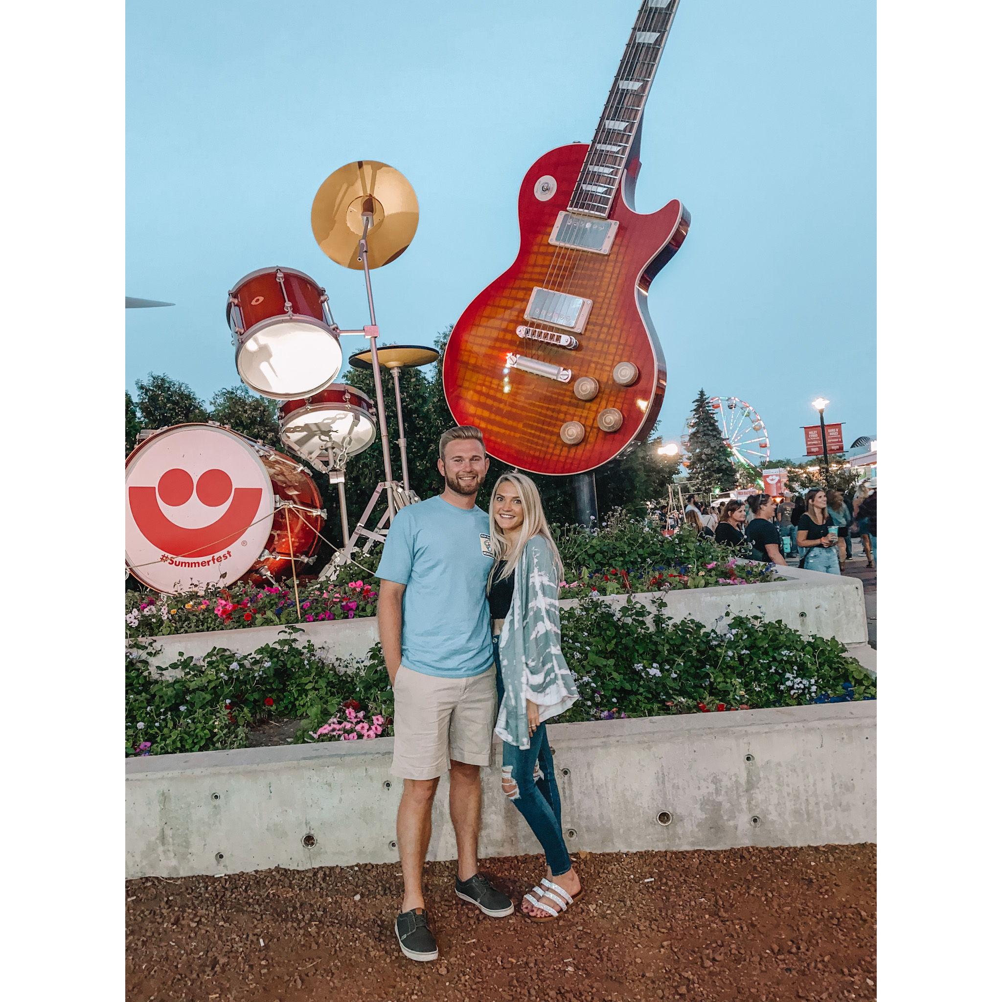 Garrett's first country concert