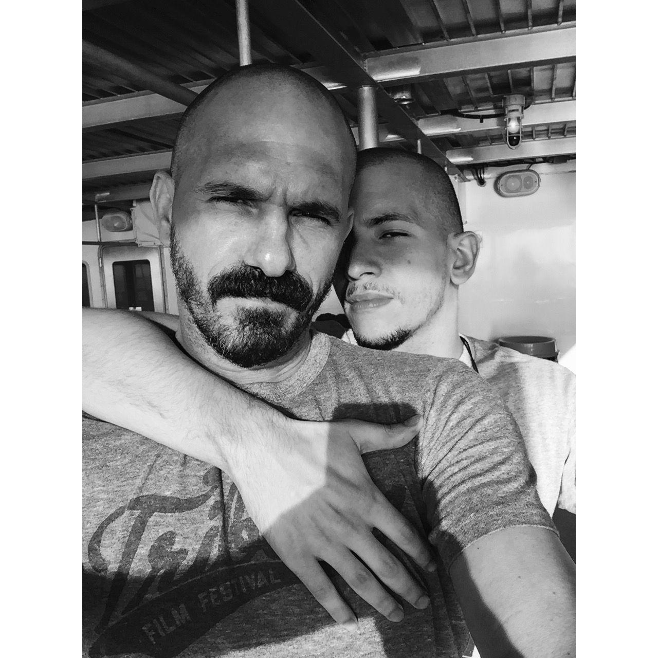 On our way to our first trip to Provincetown together. This was the trip where we fell deep in love.