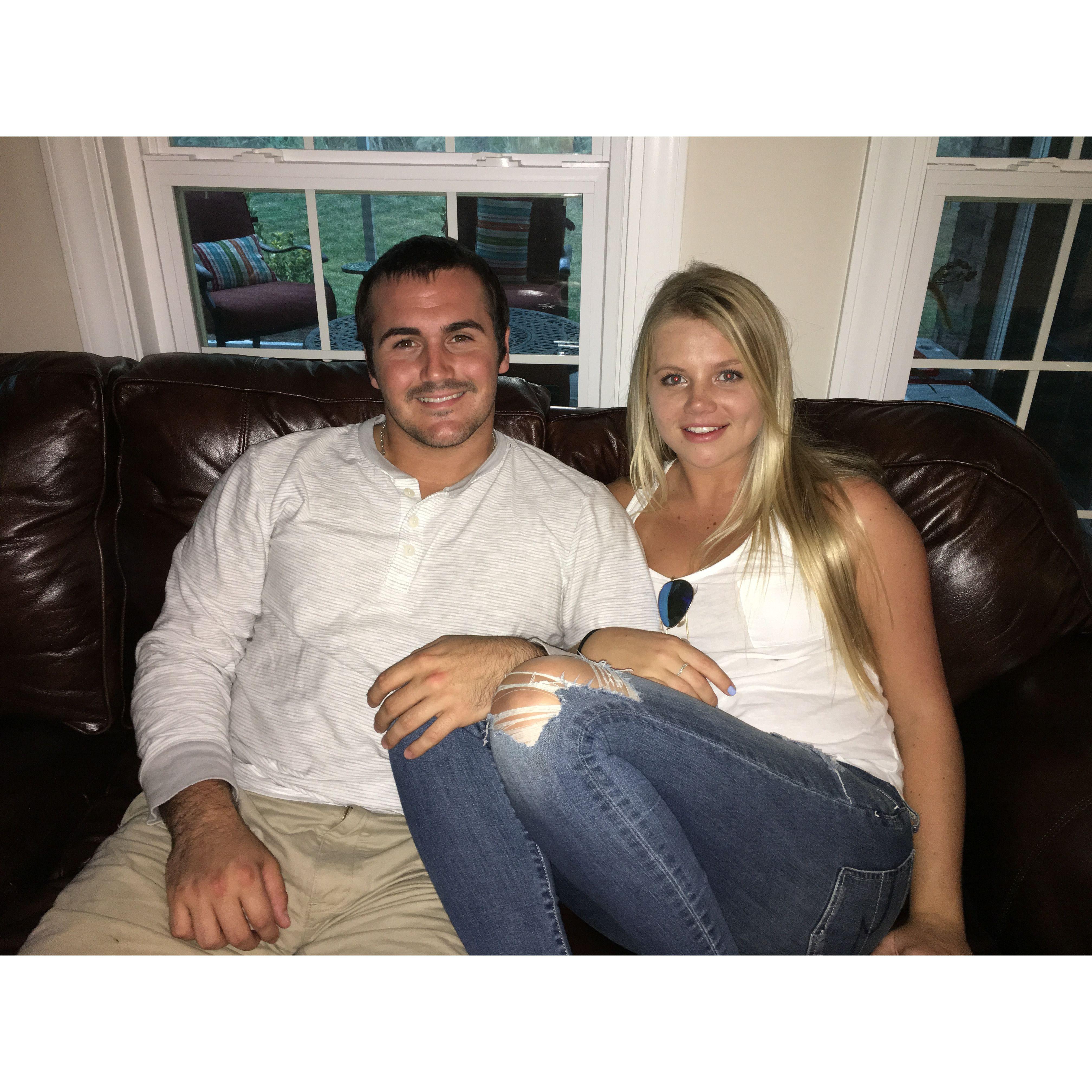 Our first Thanksgiving together.