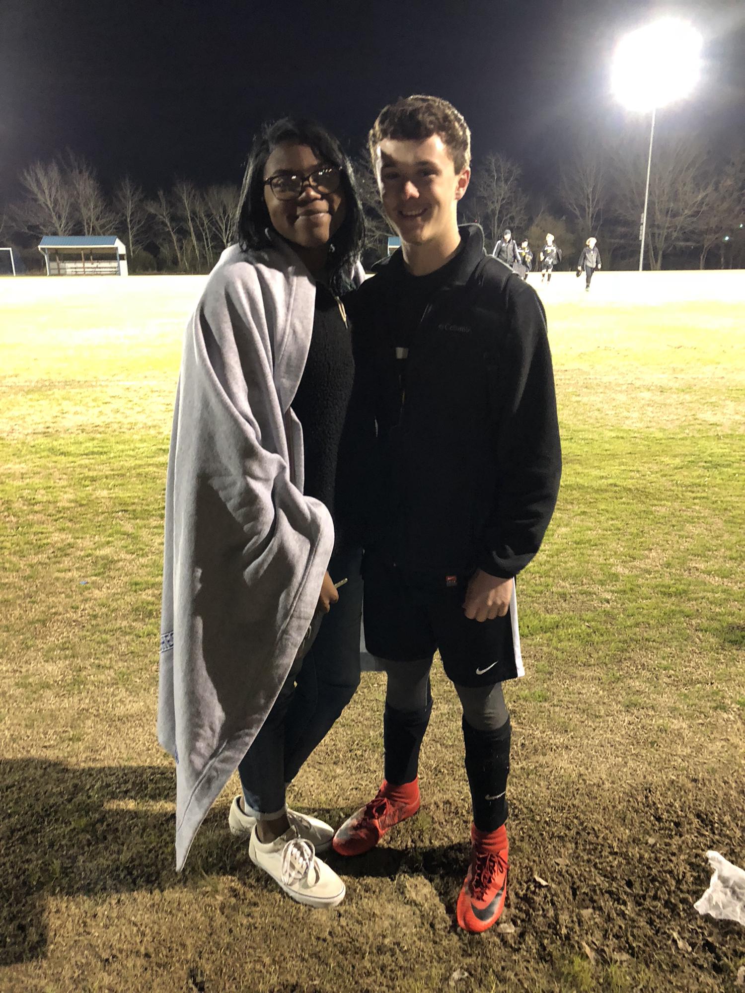 This is the very first picture that we ever took together at one of Ty's soccer games!