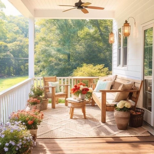 Our Dream Porch to Have Coffee On