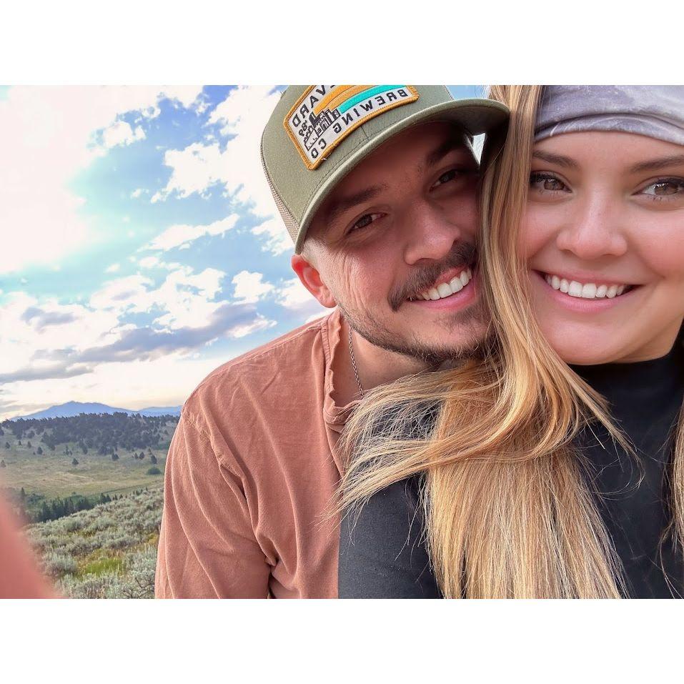 Yellowstone, little did she know, the ring was in my pocket in this picture
