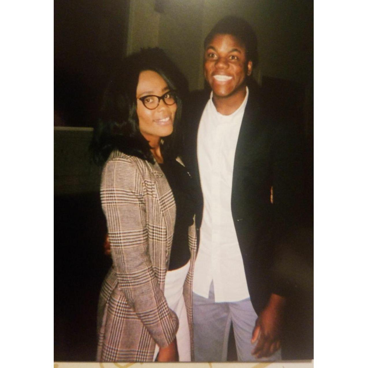 Celebrating Kayson's (ring bearer) baby shower in 2017.