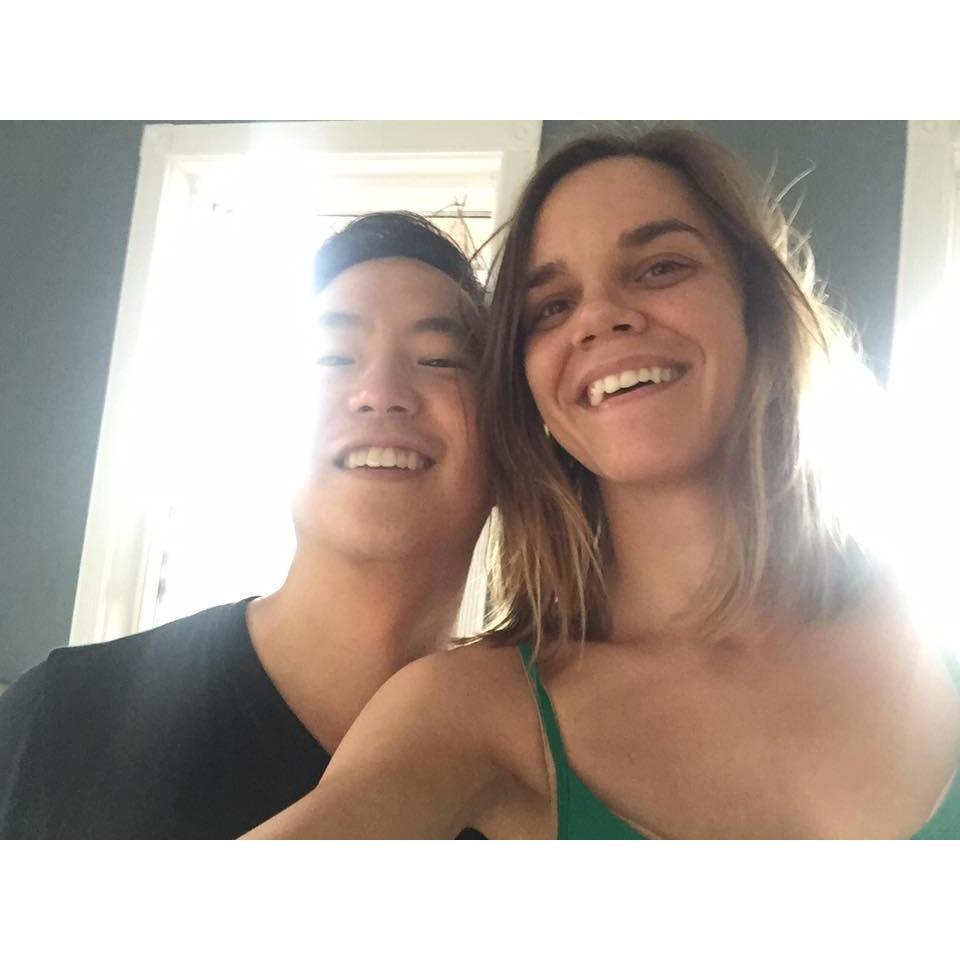 First seflie in our Boston apartment (July 2016)