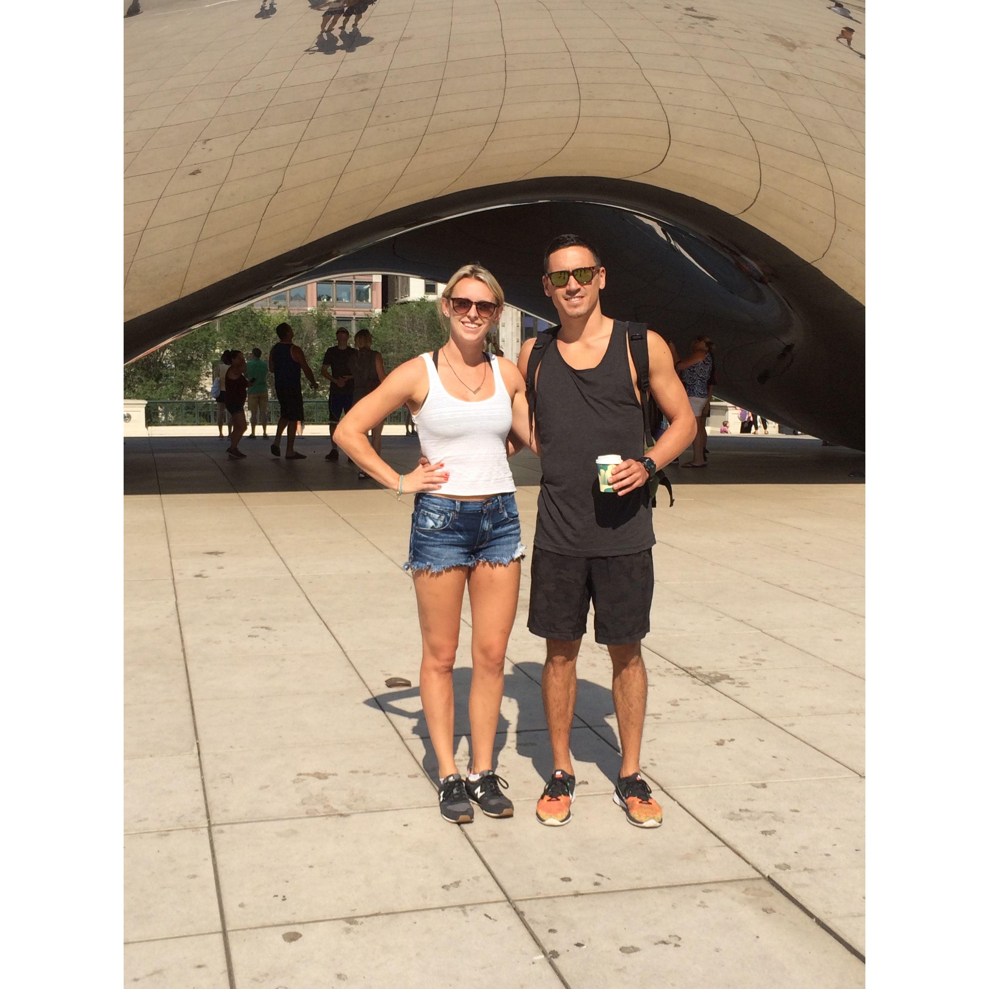 Lauren's first time to Chicago Bean