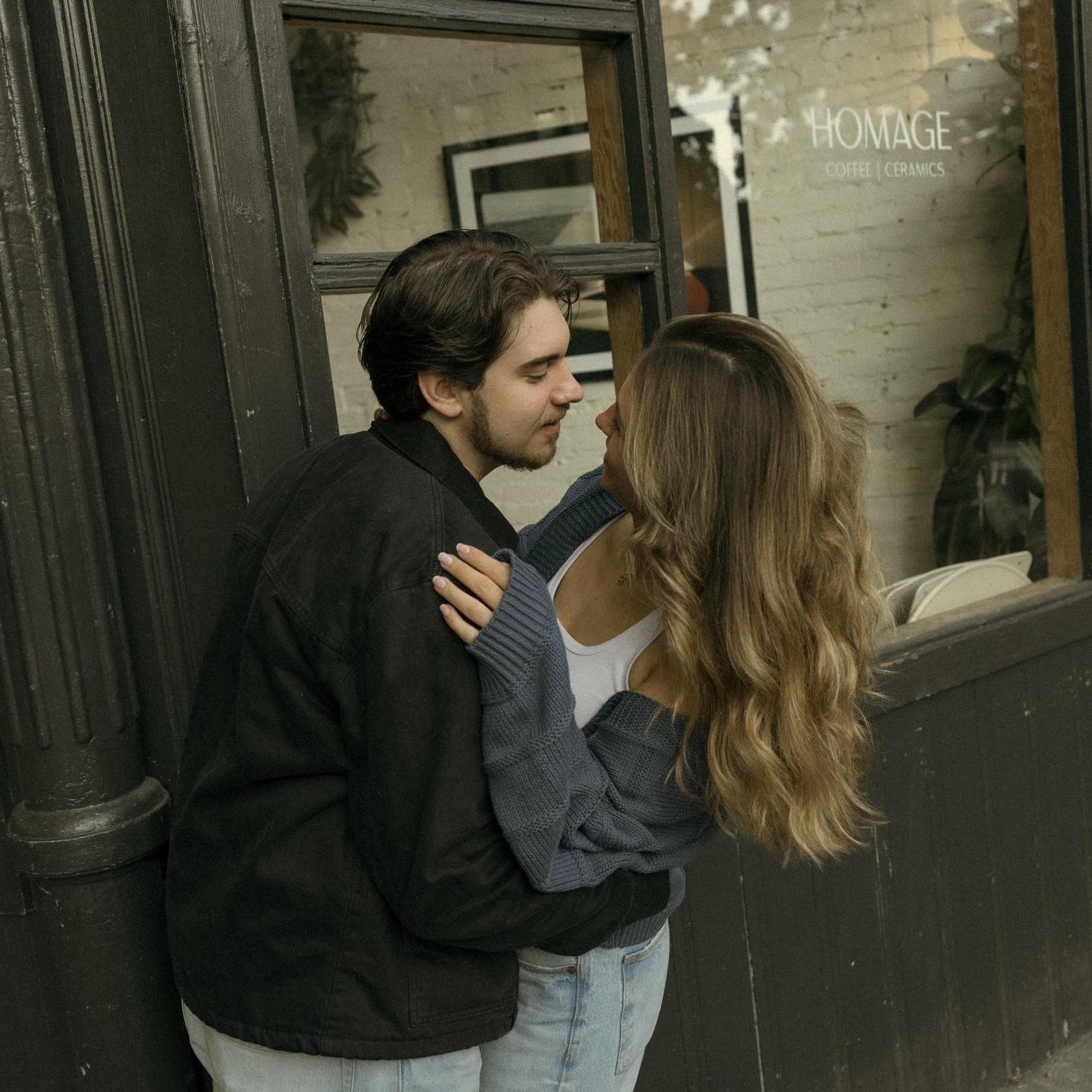 Engagement photos in Ballard
