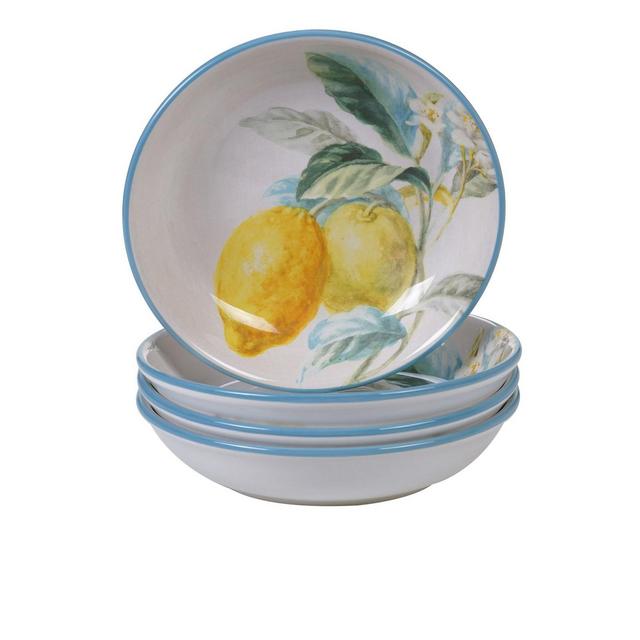 Certified International Citron 4-Pc. Soup/Pasta Bowl