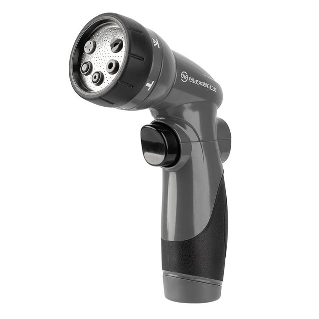 Flexzilla 6-Pattern Adjustable Garden Hose Nozzle Sprayer with Easy to Use on/off toggle & Durable Design