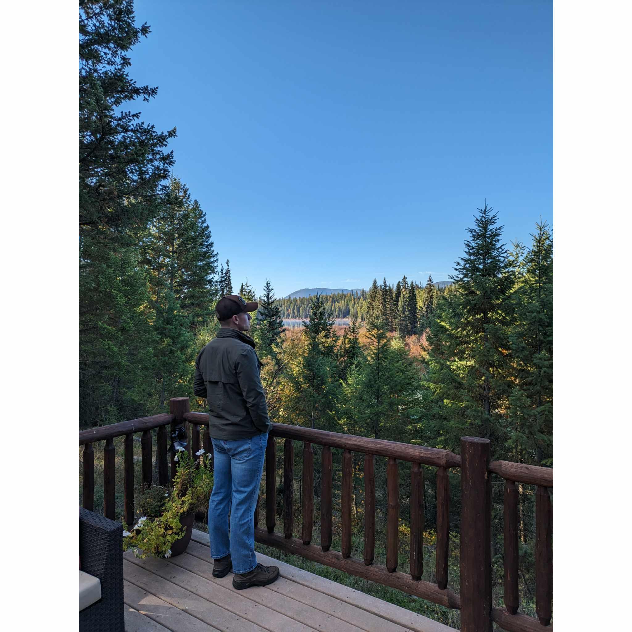 The view off one of the many decks!