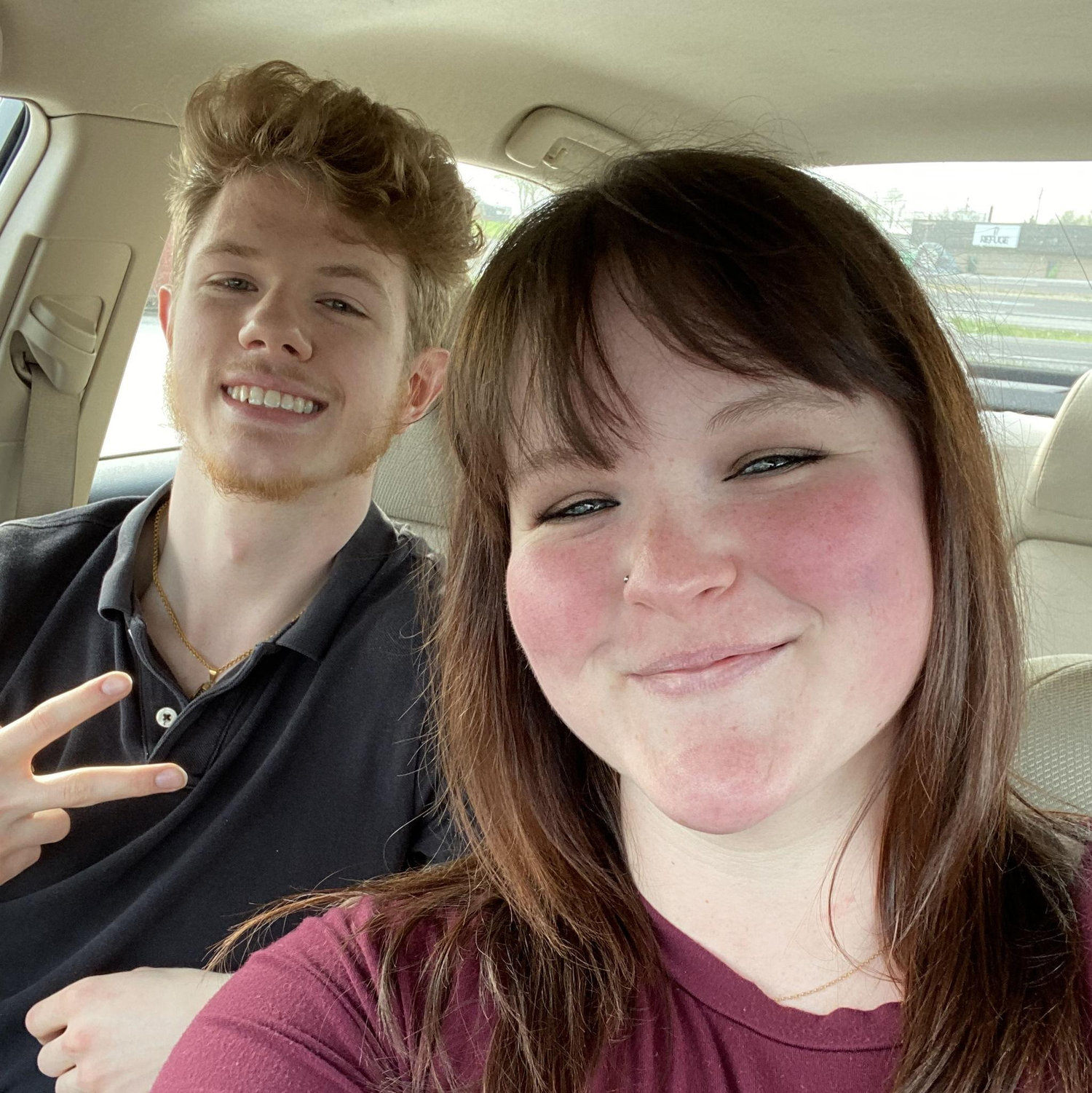 This was the second picture ever taken of us together 4 years ago on our first date. Only second to the picture John took of us first on his phone!
