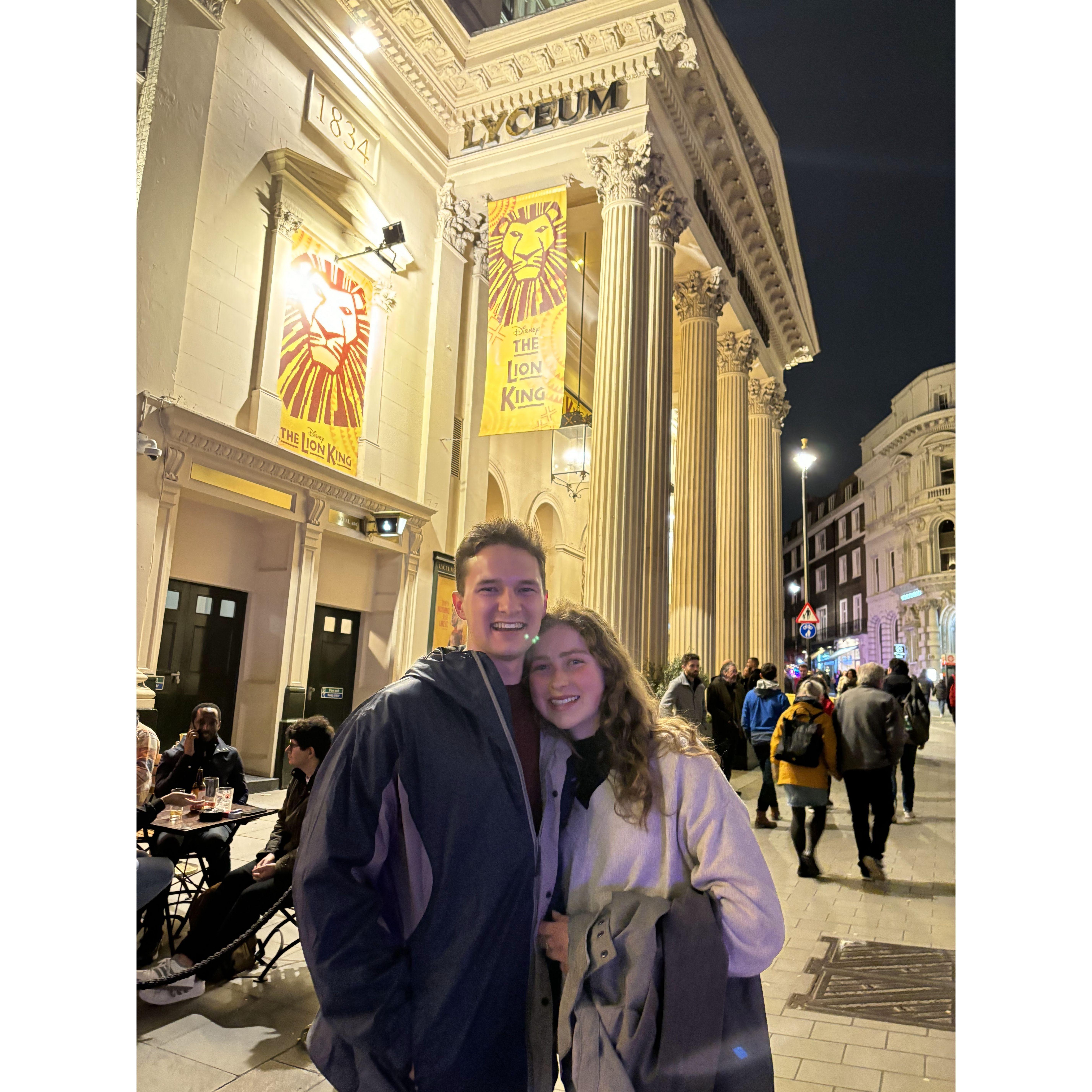 Seeing each other for the first time since I left for Rome!