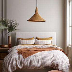 Linen Duvet Cover | Quince in Cafe Gingham