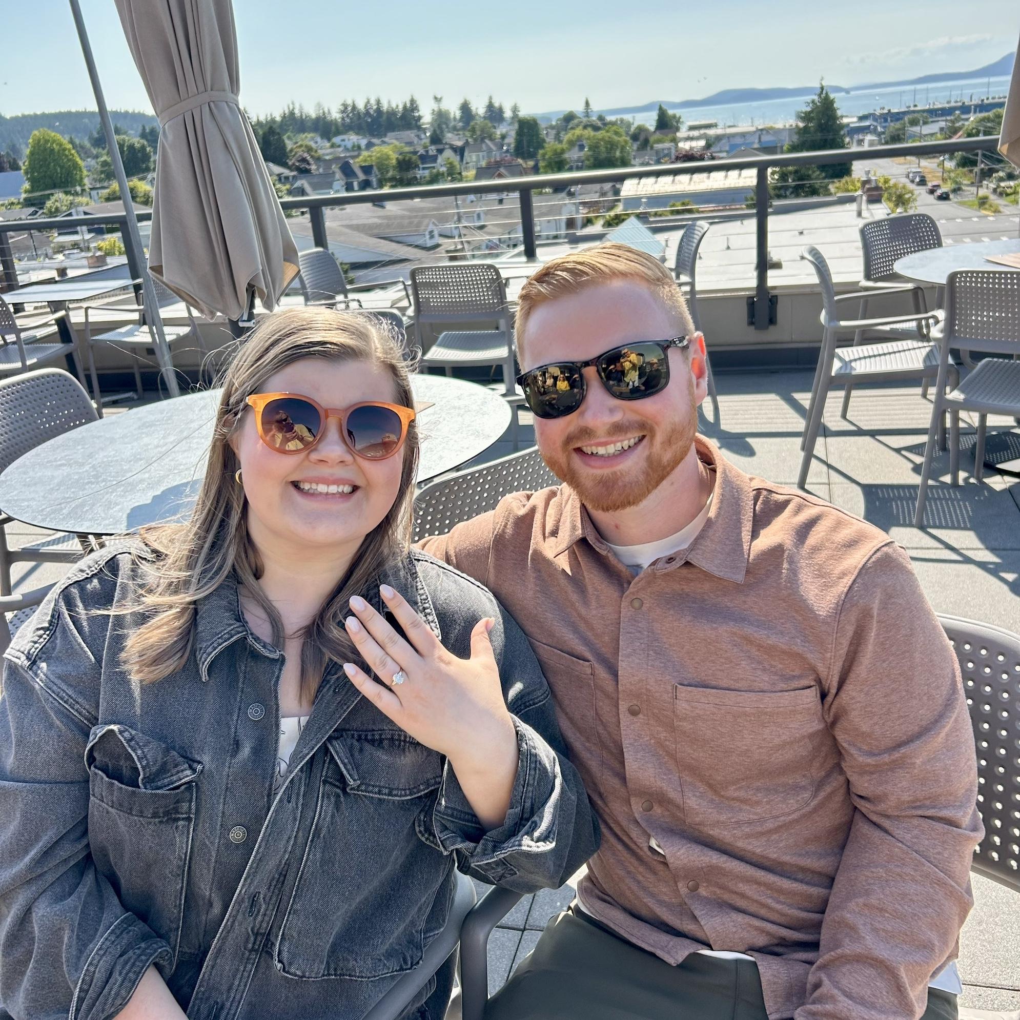 Engagement celebration in Anacortes