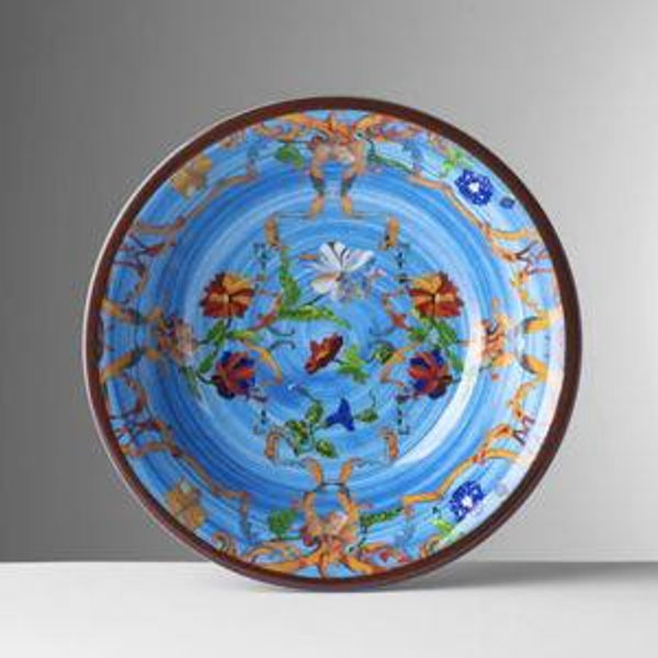 PANCALE TURQUOISE MELAMINE BOWL