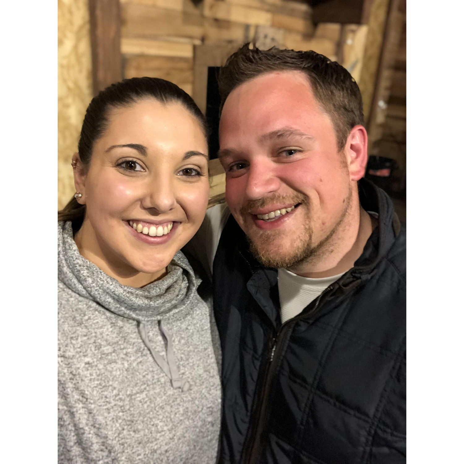 Taken while Ax Throwing with a group of Shelby's friends. Mike won the tournament for our group and was offered a job as a Ax Throwing Coach.