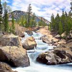 Cascade Waterfalls ( from the Grotto's Hiking Trail in Aspen)