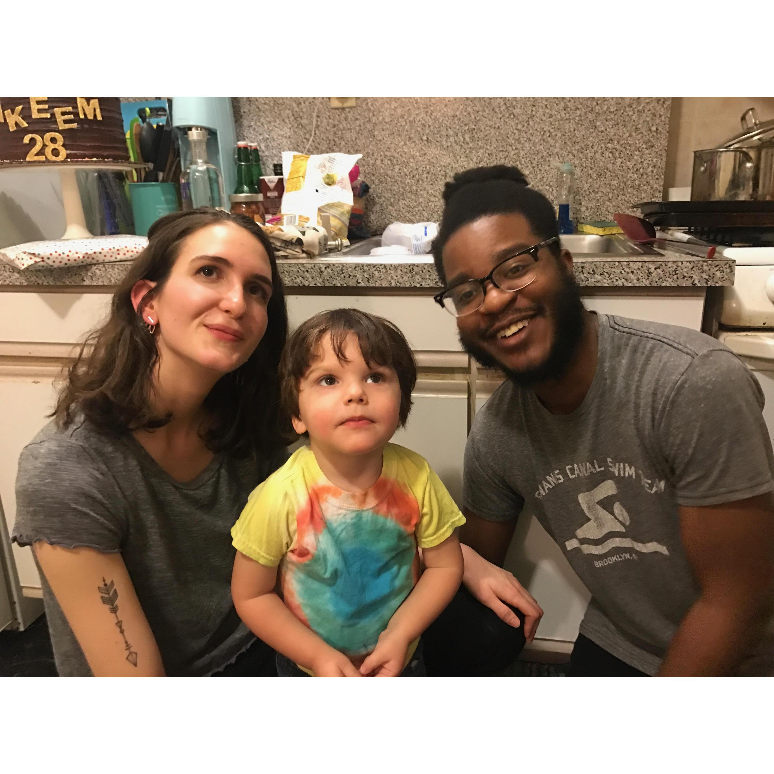 Babysitting a little friend (2018).