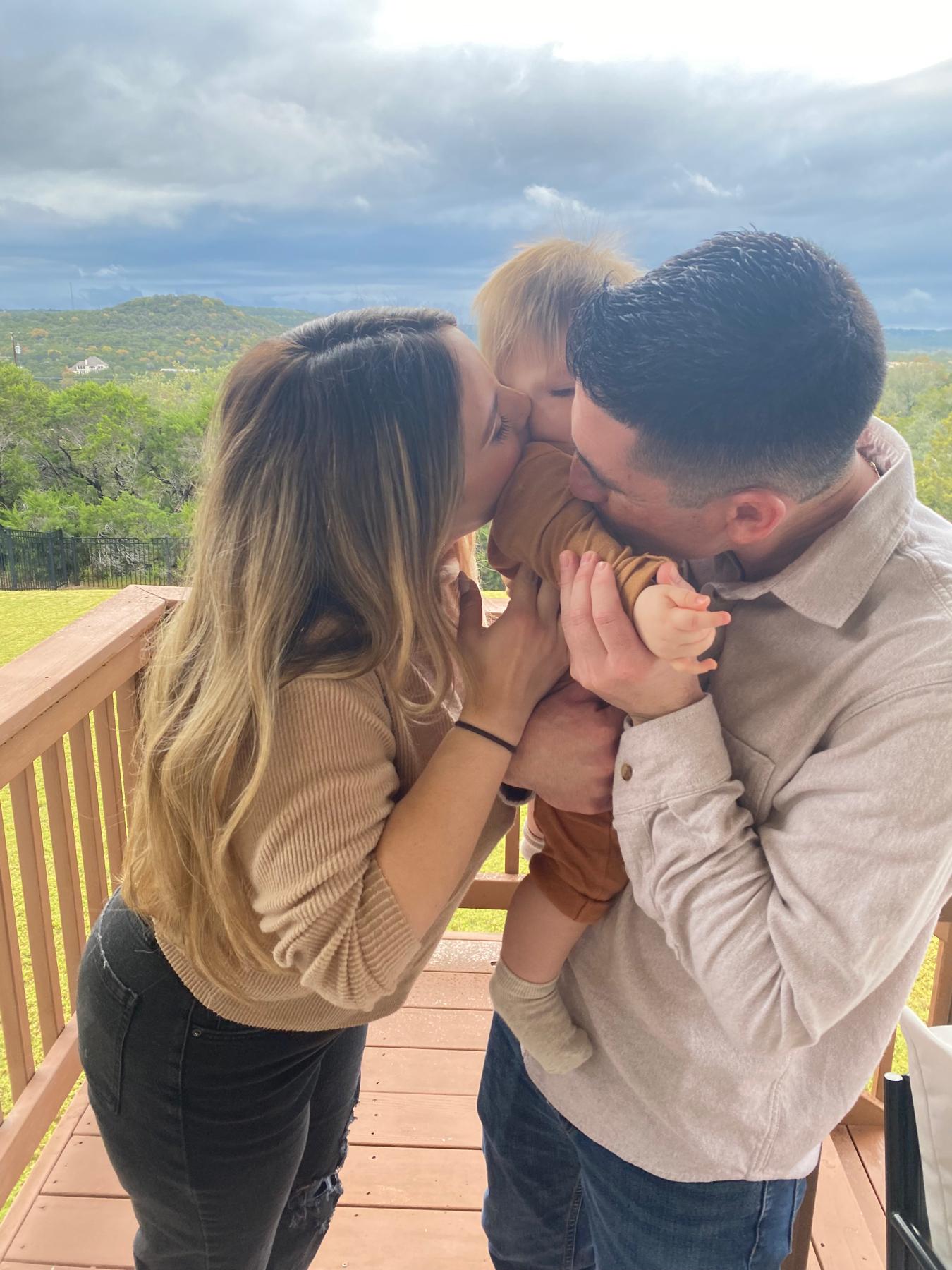 Our trip to Austin loving on Ashton