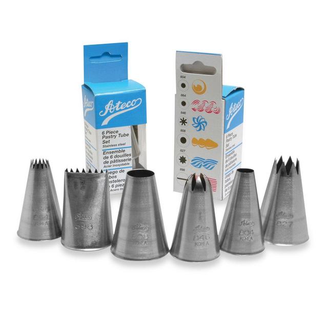 Ateco® 6-Piece Decorating Tube Set